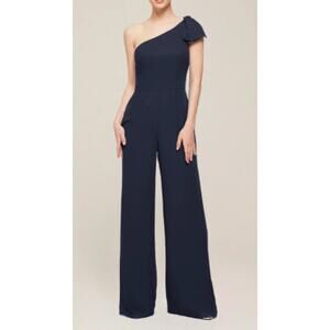 AW BRIDAL SZ 2 XS dark navy blue Basil Formal Elegance Classic Jumpsuit New B138
